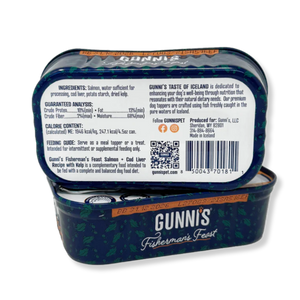 Gunnis Pet Salmon and Cod Liver with Kelp Food Topper for Dogs - 4.5 oz