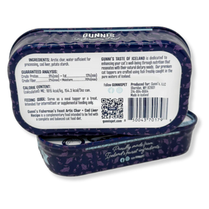 Gunnis Pet Arctic Char and Cod Liver Food Topper for Cats - 3 oz