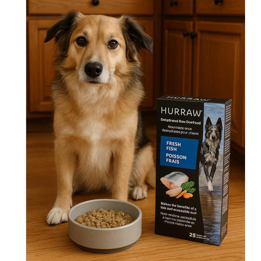 Hurraw Dehydrated Raw Dog Food Fresh Fish - 2.5 kg
