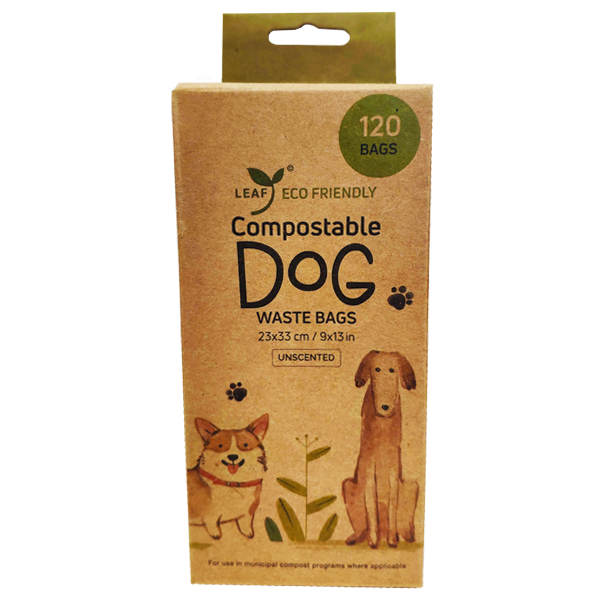 Leaf Compostable Dog Waste Bags