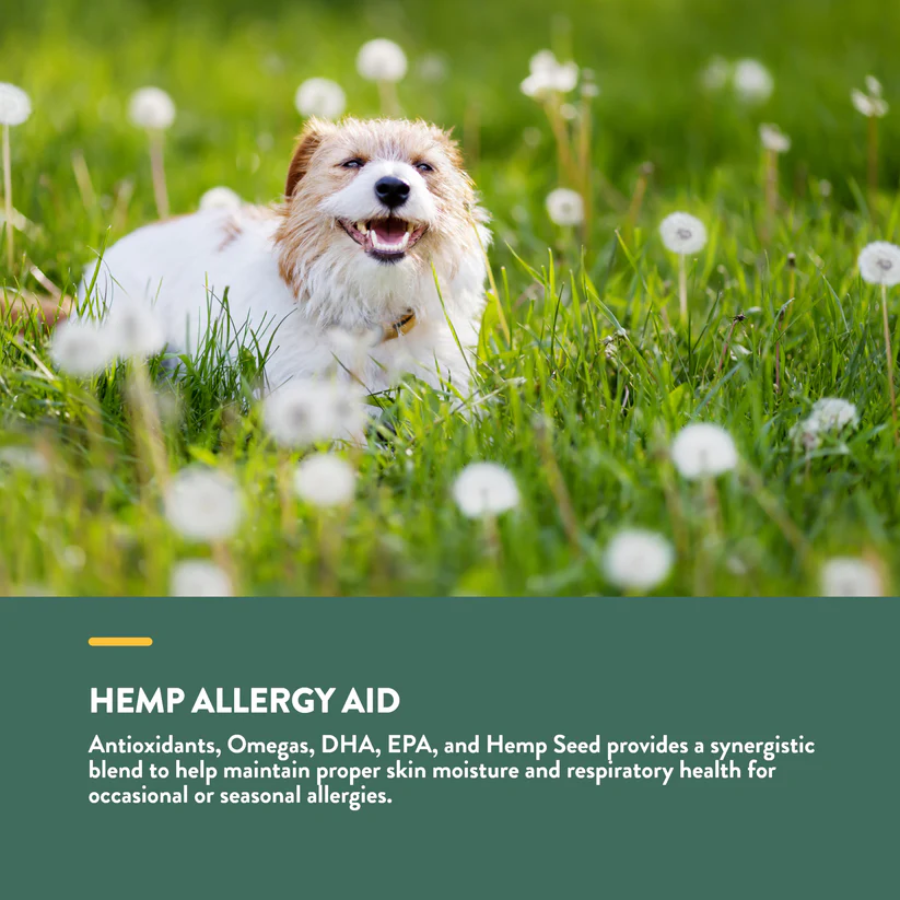NaturVet Allergy Aid with Hemp Seed