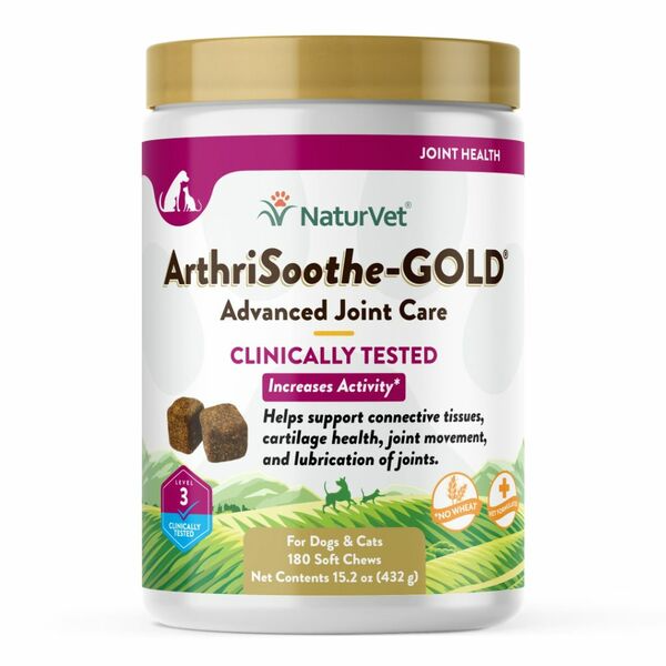 NaturVet Advanced Joint Care ArthriSoothe-GOLD Soft Chew (Level 3)