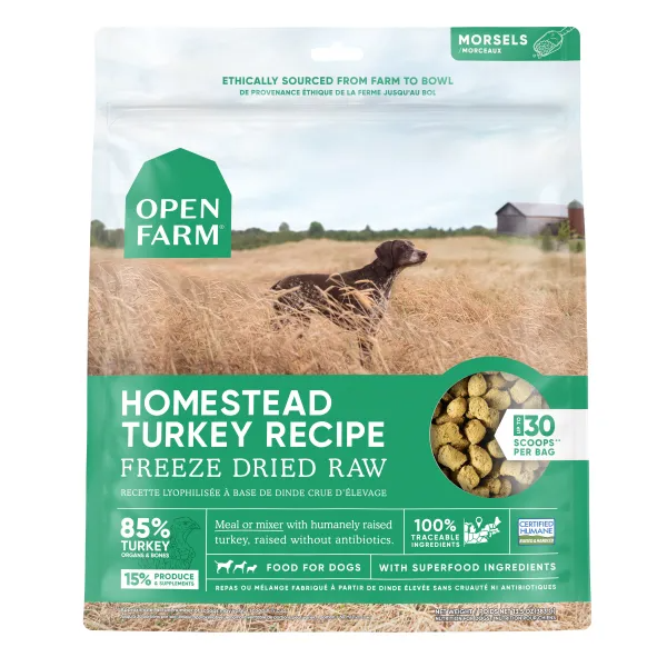 Open Farm Freeze Dried Raw Homestead Turkey - 13.5 oz