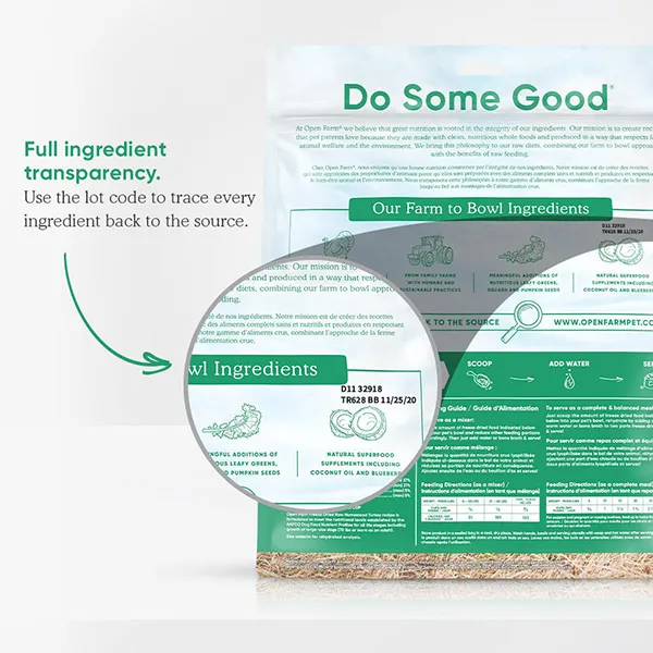 Open Farm Freeze Dried Raw Homestead Turkey - 13.5 oz