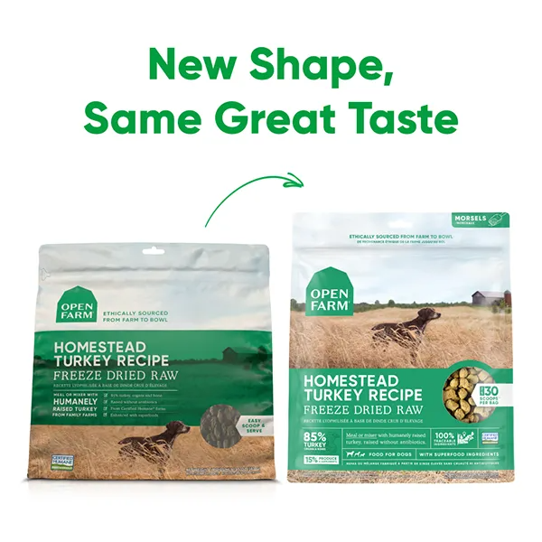 Open Farm Freeze Dried Raw Homestead Turkey - 13.5 oz