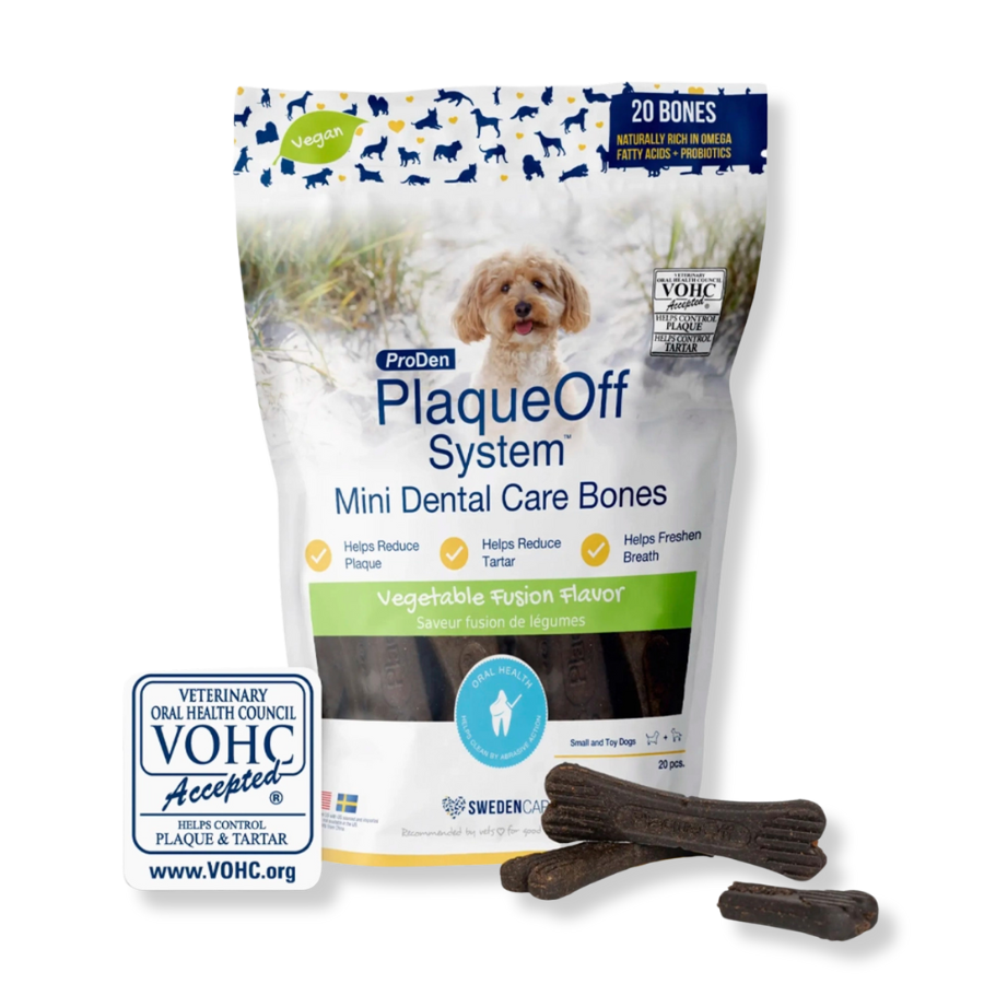 ProDen PlaqueOff Dental Care Bones Mini Vegetable Fusion - 12 oz
