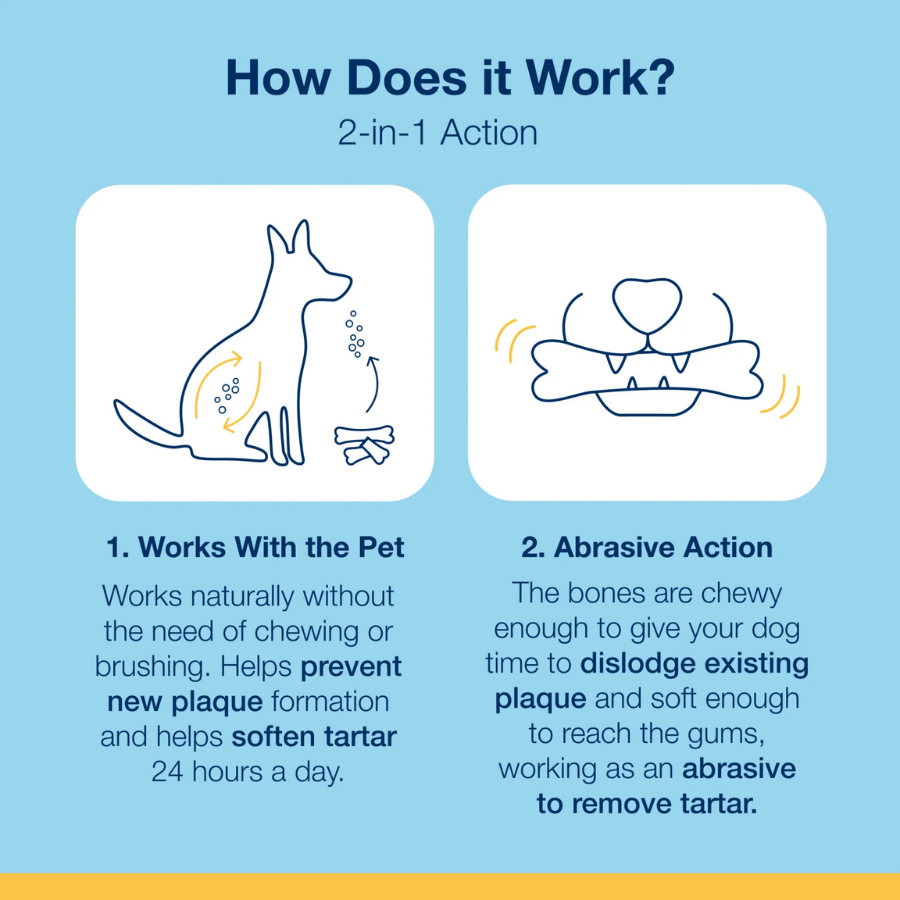 ProDen PlaqueOff Dental Care Bones Mini Vegetable Fusion - 12 oz