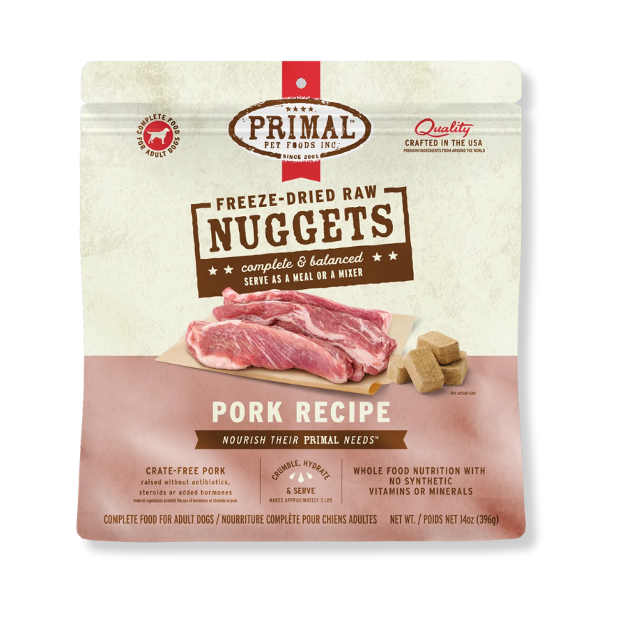 Primal Pet Foods Freeze-Dried Pork for Dogs