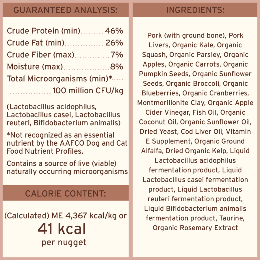 Primal Pet Foods Freeze-Dried Pork for Dogs