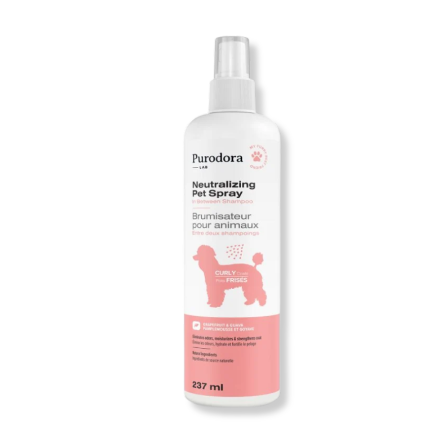 Purodora Lab Neutralizing Pet Spray for Curly Coats - 237 ml