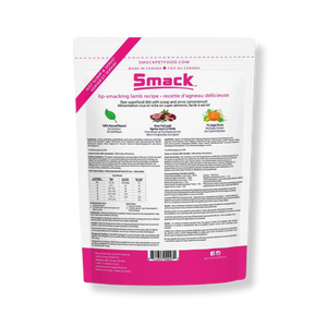 Smack Lip Smacking Lamb Raw Dehydrated Food for Dogs