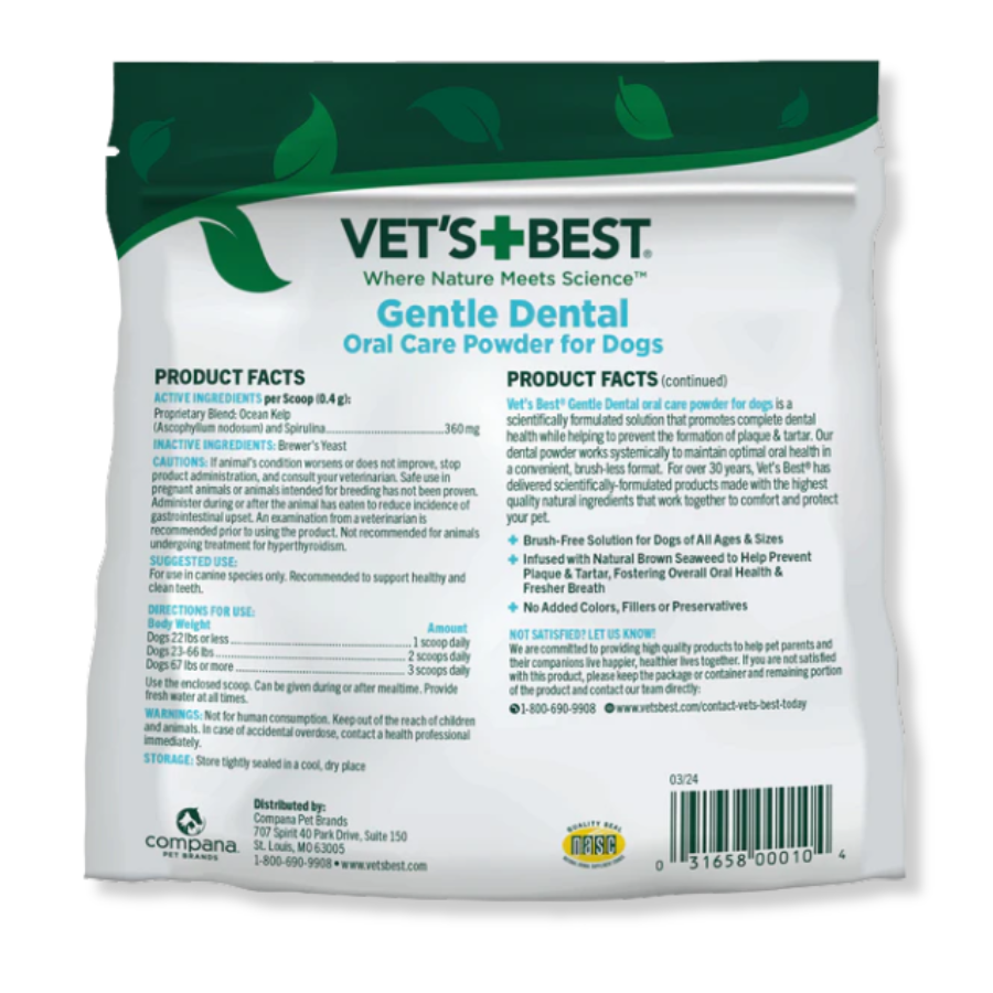 Vet's Best Dental Powder - 75 g