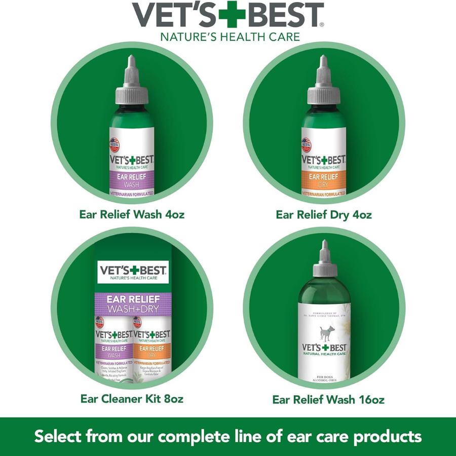 Vet's Best Ear Relief Wash - 4 oz