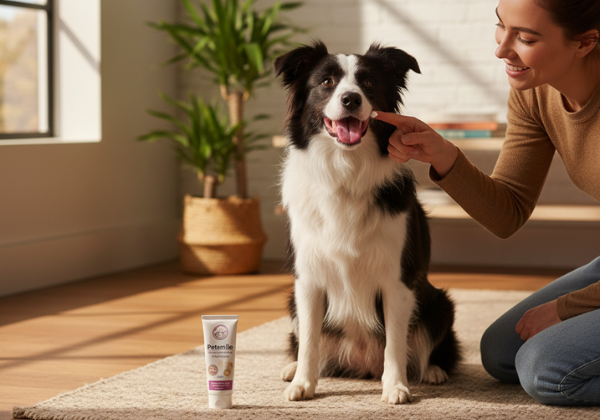 Smiling Toothpaste Dog PetSmile Dog Toothpaste Canada | Brighter Smiles, Easier Care