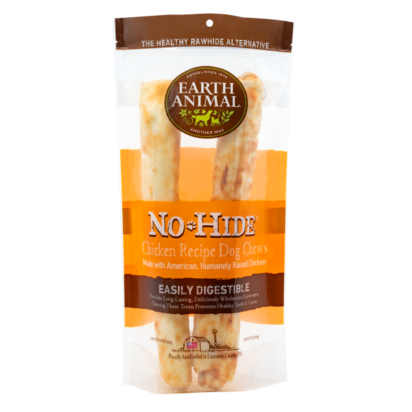 Earth Animal No-Hide Chew Cage-Free Chicken - Large (2 Pack)