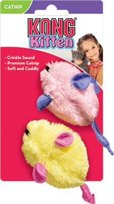 KONG Mice Toys for Kittens