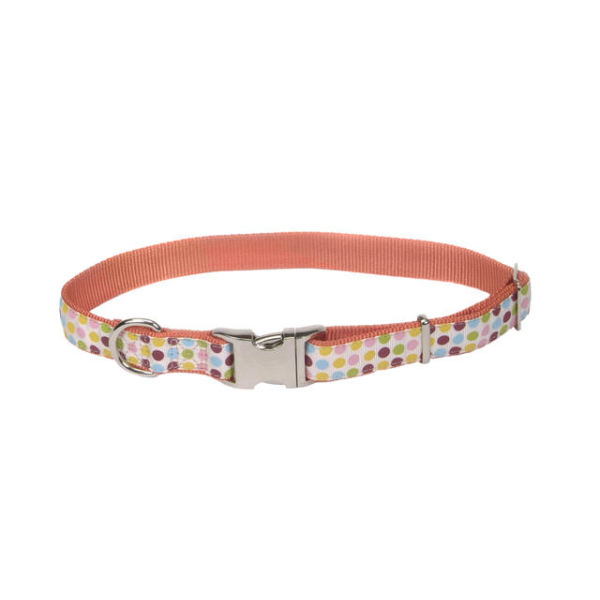 Coastal Colourful Dots Nylon Collar
