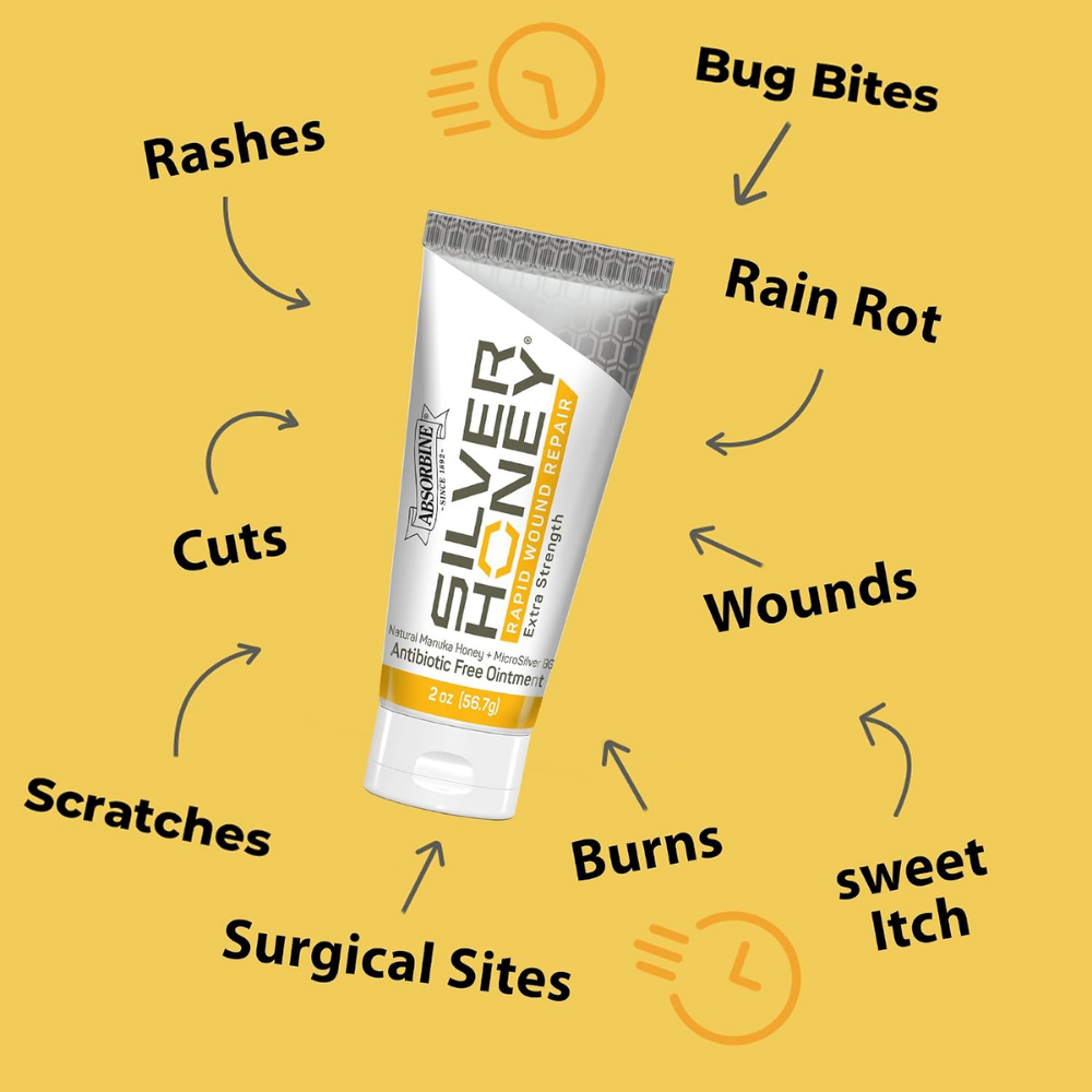 Absorbine Silver Honey Wound Care Ointment - 2 oz