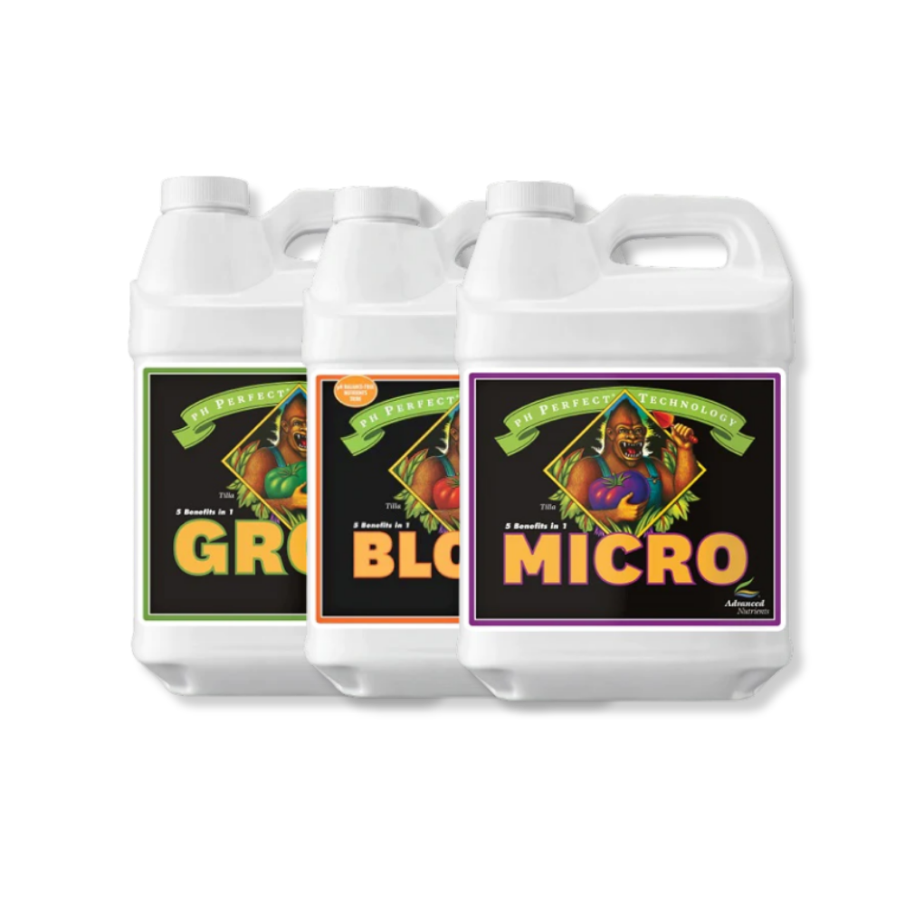 Advanced Nutrients ph Perfect Micro, Bloom and Grow Plant Fertilizer - 500 g (3 Pack)