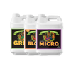Advanced Nutrients ph Perfect Micro, Bloom and Grow Plant Fertilizer - 500 g (3 Pack)