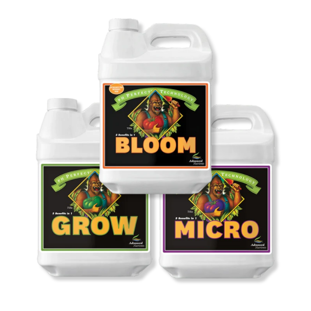 Advanced Nutrients ph Perfect Micro, Bloom and Grow Plant Fertilizer - 500 g (3 Pack)