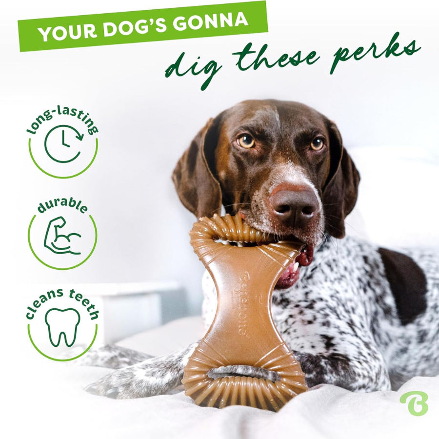 Benebone Dental Chew Toy Peanut Butter Flavour - Medium