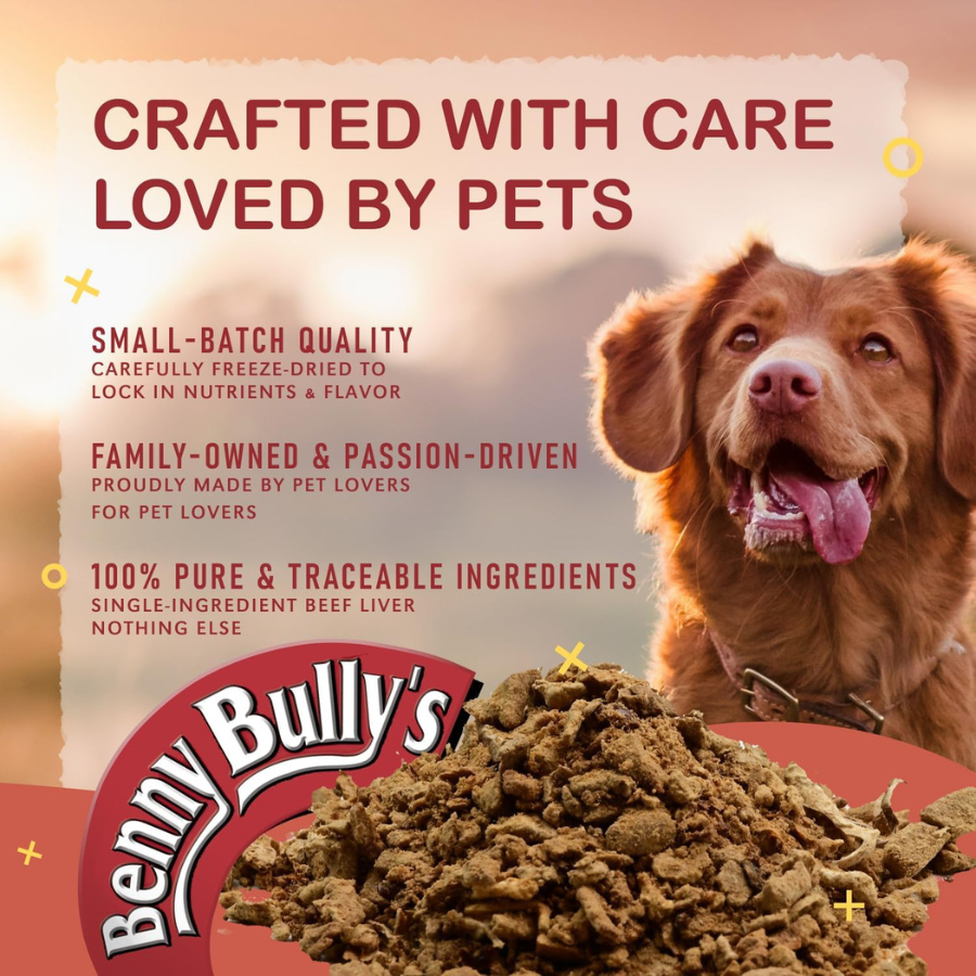 Benny Bully's Beef Liver Mixed Crumbs and Powder - 1 lb