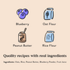 Bocce's Bakery Crispies Peanut Butter and Blueberry - 10 oz