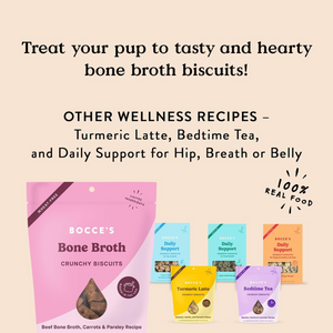 Bocce's Bakery Crunchy Biscuits Bone Broth - 5 oz
