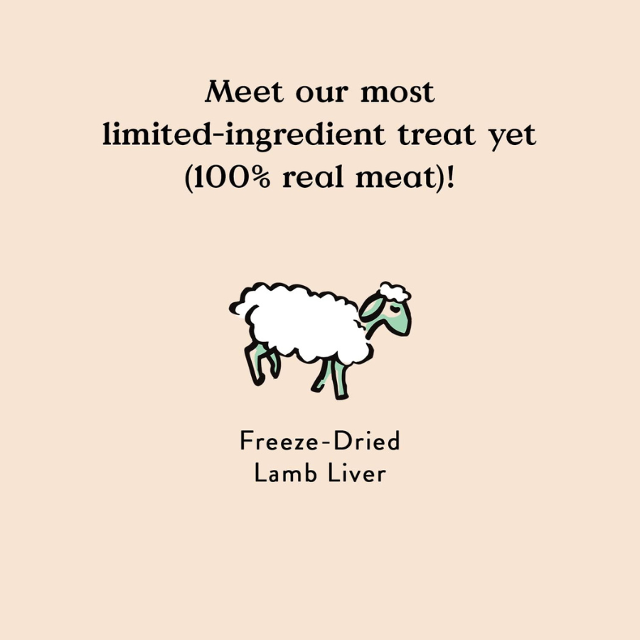 Bocce's Bakery Freeze-Dried Lamb Liver - 3 oz