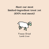 Bocce's Bakery Freeze-Dried Lamb Liver - 3 oz