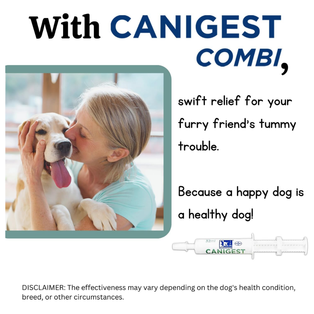 Canigest Combi Prebiotic and Probiotic Diarrhea Treatment for Dogs