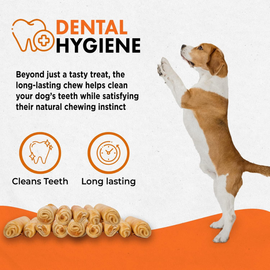 Canine Naturals Hide-Free Chicken Rolls Small 2.5" - 6 Pack