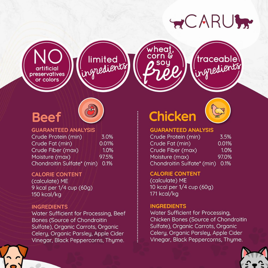 Caru Chicken Bone Broth - 1.1 lbs