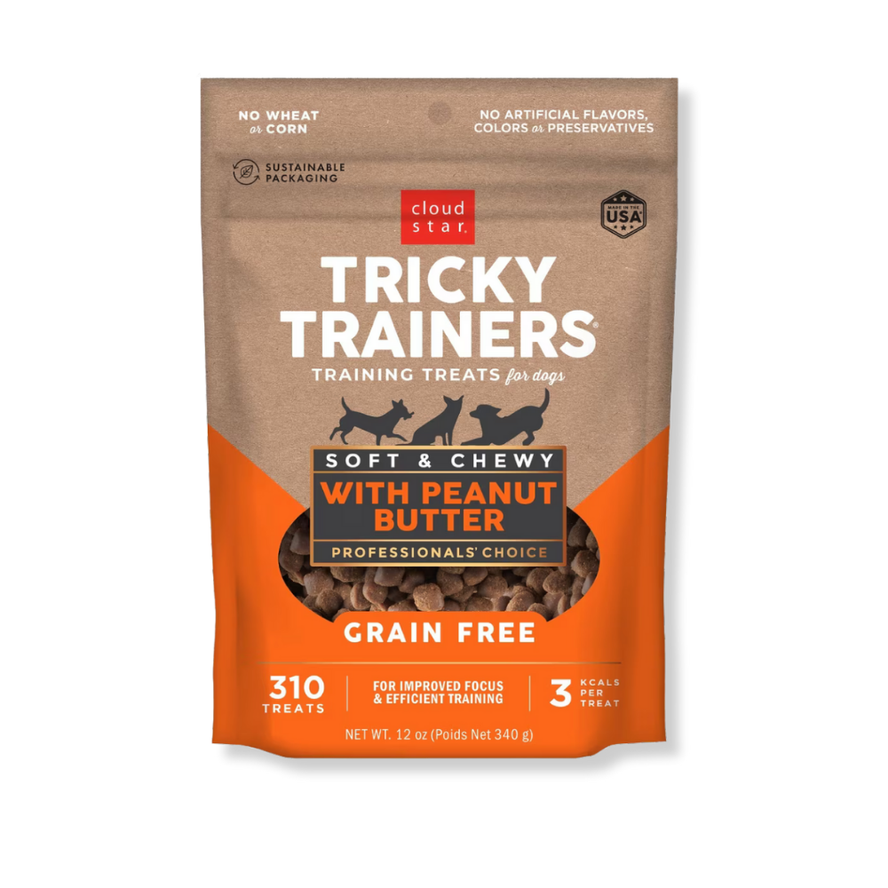 Cloud Star Tricky Trainers Chewy Grain-Free Peanut Butter
