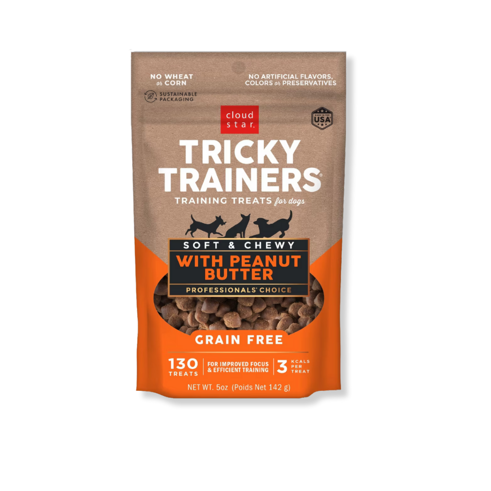 Cloud Star Tricky Trainers Chewy Grain-Free Peanut Butter