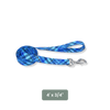 Coastal Blue Plaid Bones Leash