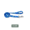 Coastal Blue Plaid Bones Leash
