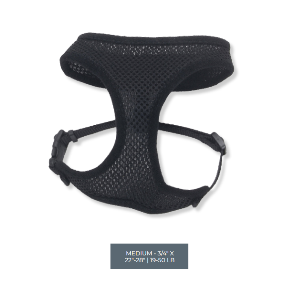 Coastal Comfort Soft Harness Black