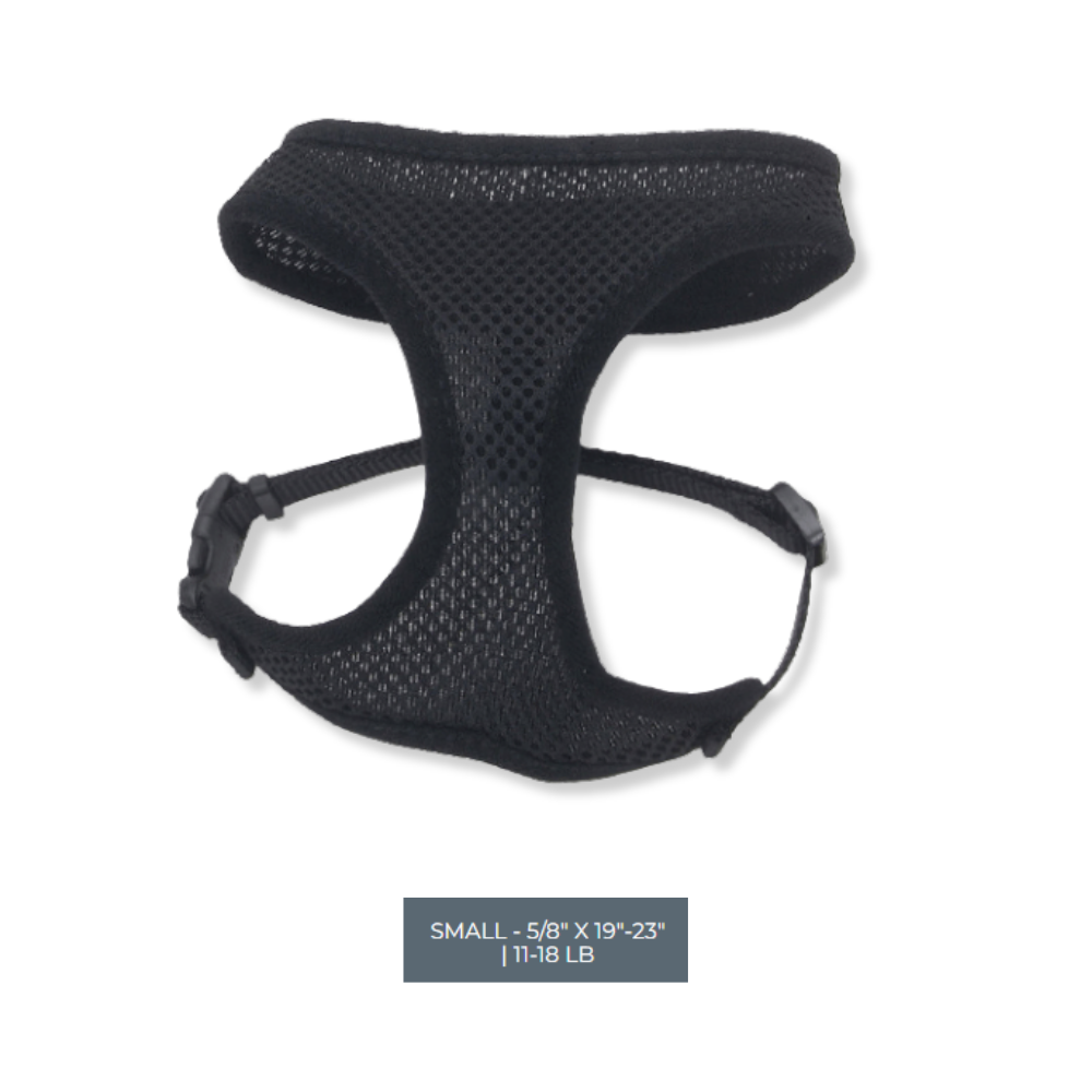 Coastal Comfort Soft Harness Black