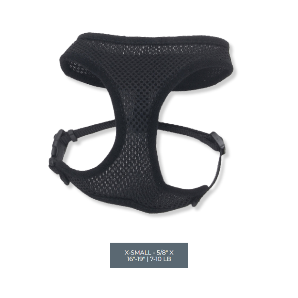 Coastal Comfort Soft Harness Black