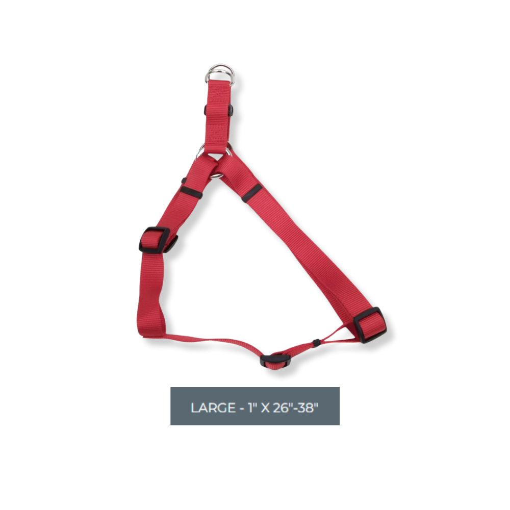 Coastal Comfort Wrap Adjustable Harness Red