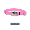 Coastal Titan Nylon Collar with Metal Buckle - Pink