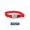 Coastal Titan Nylon Collar with Metal Buckle - Red