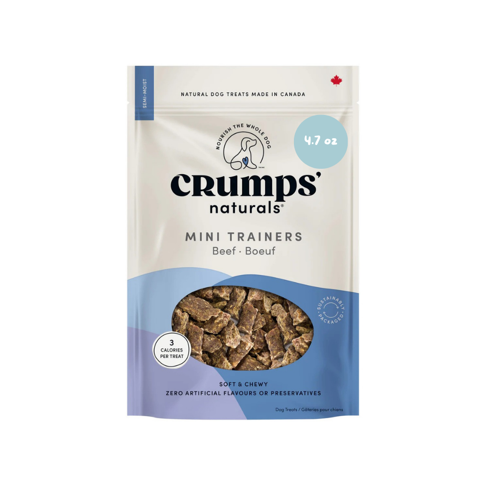 Crumps' Naturals Mini Trainers Semi Moist Treats Beef