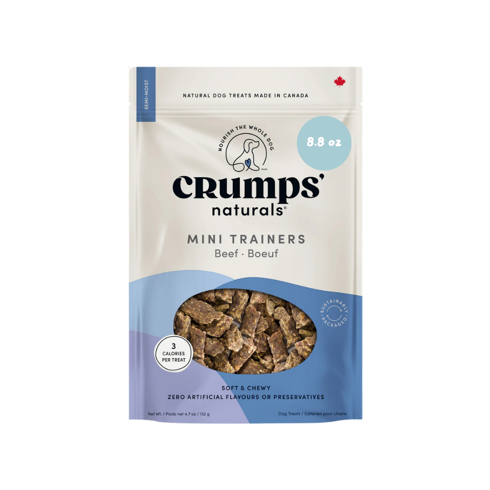 Crumps' Naturals Mini Trainers Semi Moist Treats Beef