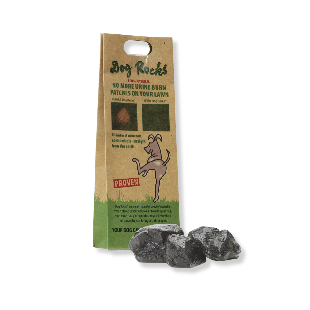 Dog Rocks Lawn Burn Patch Preventative