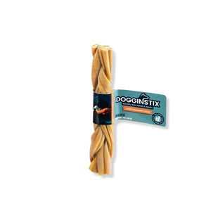 DogginStix Braided Lamb Collagen - 6"