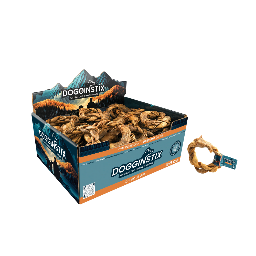 DogginStix Braided Lamb Collagen Ring