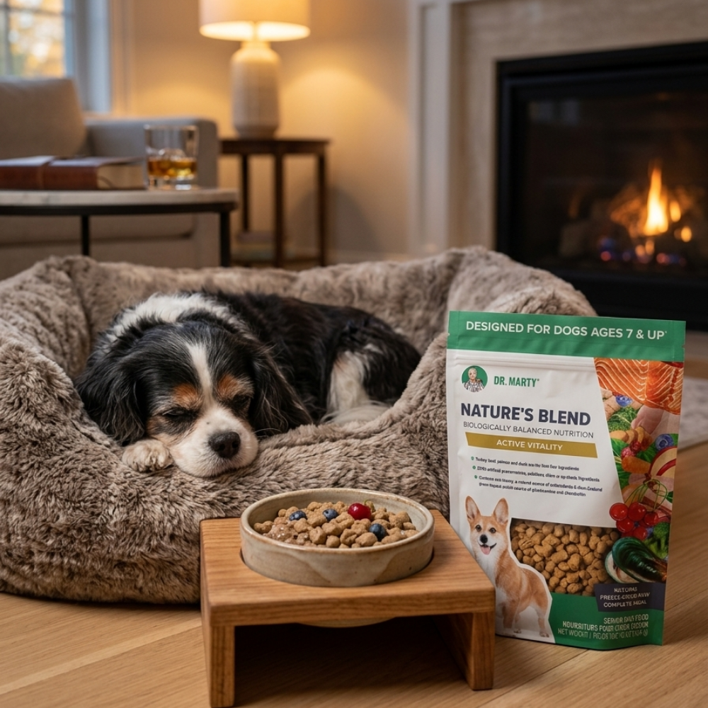 Dr. Marty Nature's Blend Freeze-Dried Raw - Active Vitality for Senior Dogs - 16 oz